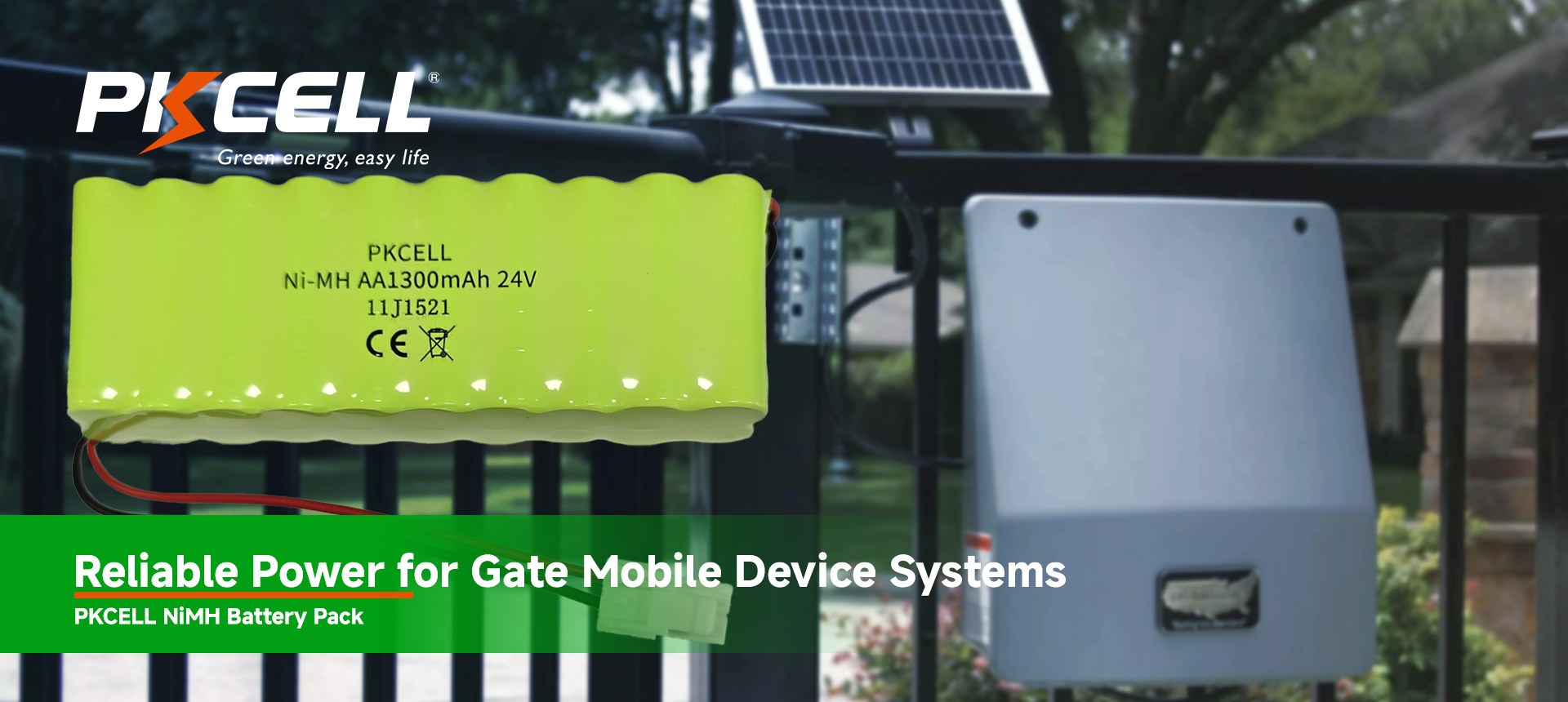 PKCELL NiMH Battery Pack Reliable Power for Gate Mobile Device Systems